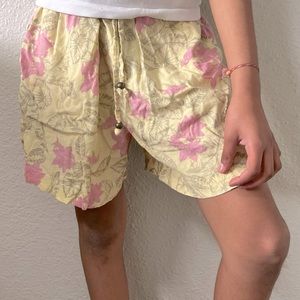 Cute summer shorts, margaritaville island reserve, yellow and pink